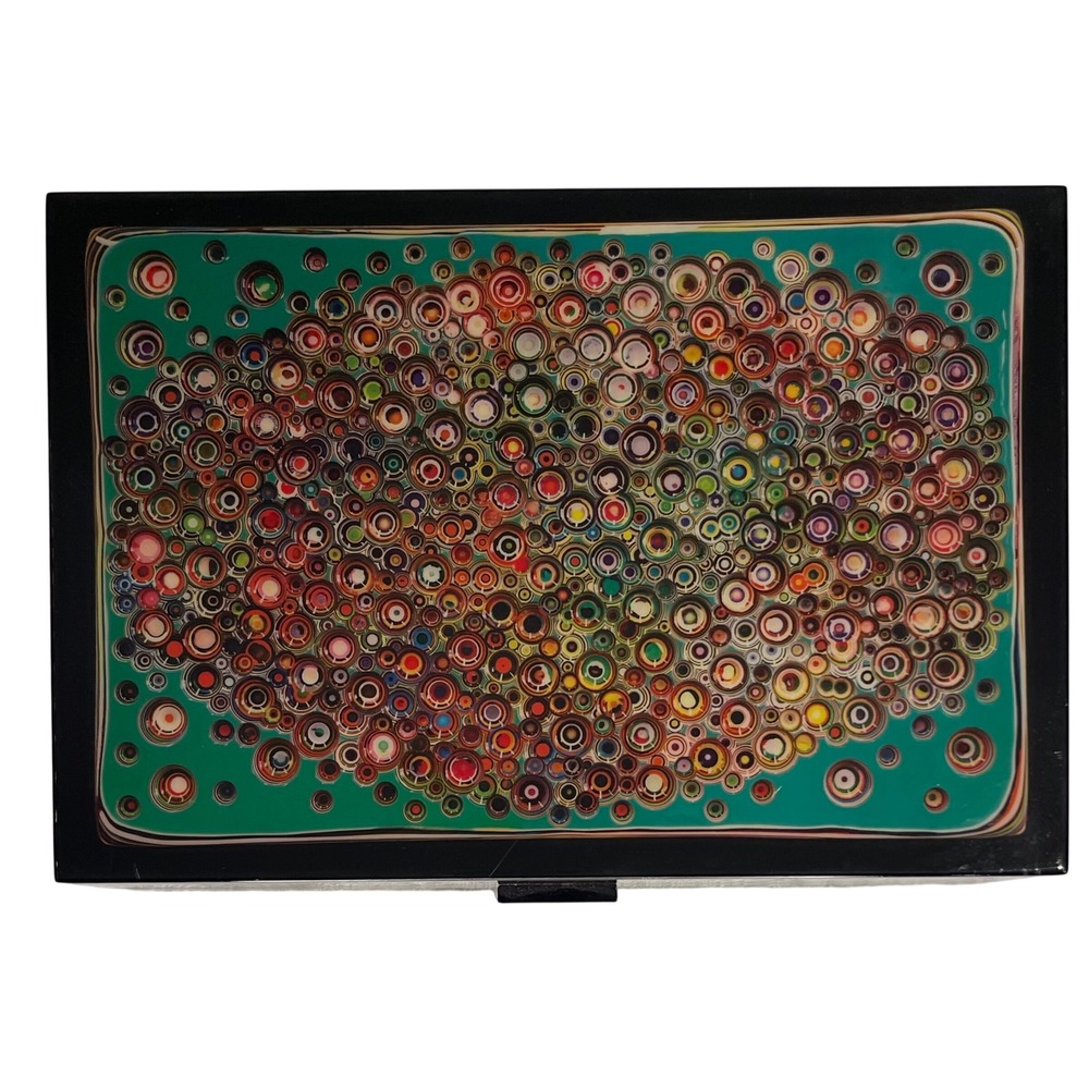 Markus Linnenbrink ReVive Artbox Epoxy Resin Pigments Wood Box Psychedelic Art